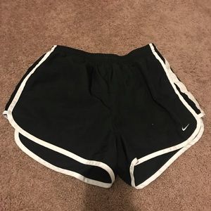 Nike Dri-Fit Black & White Athletic Shorts